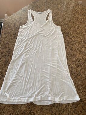 Lascana Classic White Racerback Tank Dress — Comfortable Everyday Layer